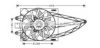 AVA QUALITY COOLING FT7528 Fan, radiator